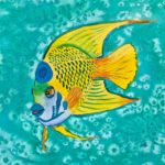 Watercolor of Queen Angelfish