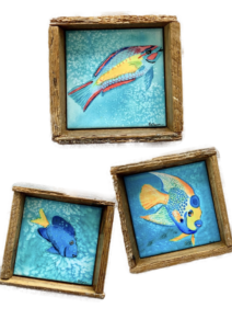 Framed Fish Tiles