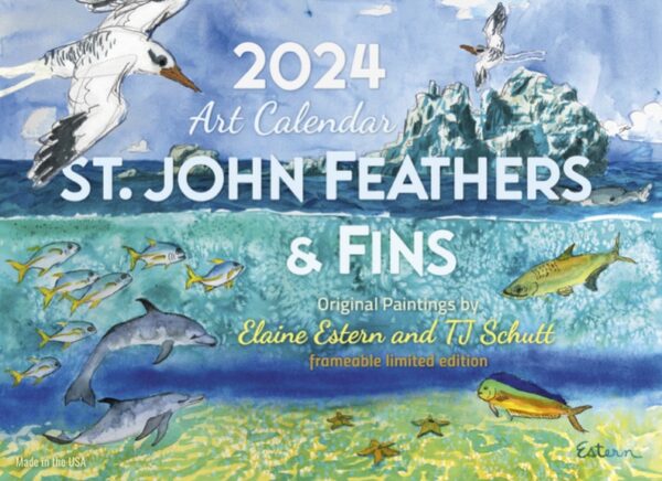 2024 St. John feathers & fins Calendar